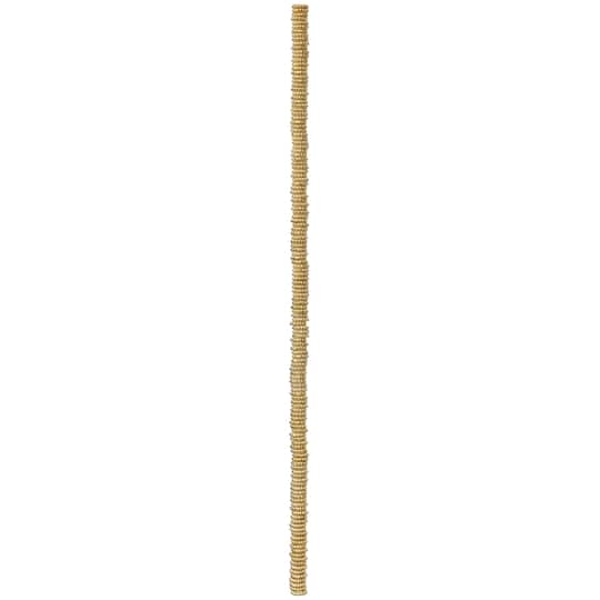 12 Pack: Gold Metal Rondelle Beads, 4mm by Bead Landing™